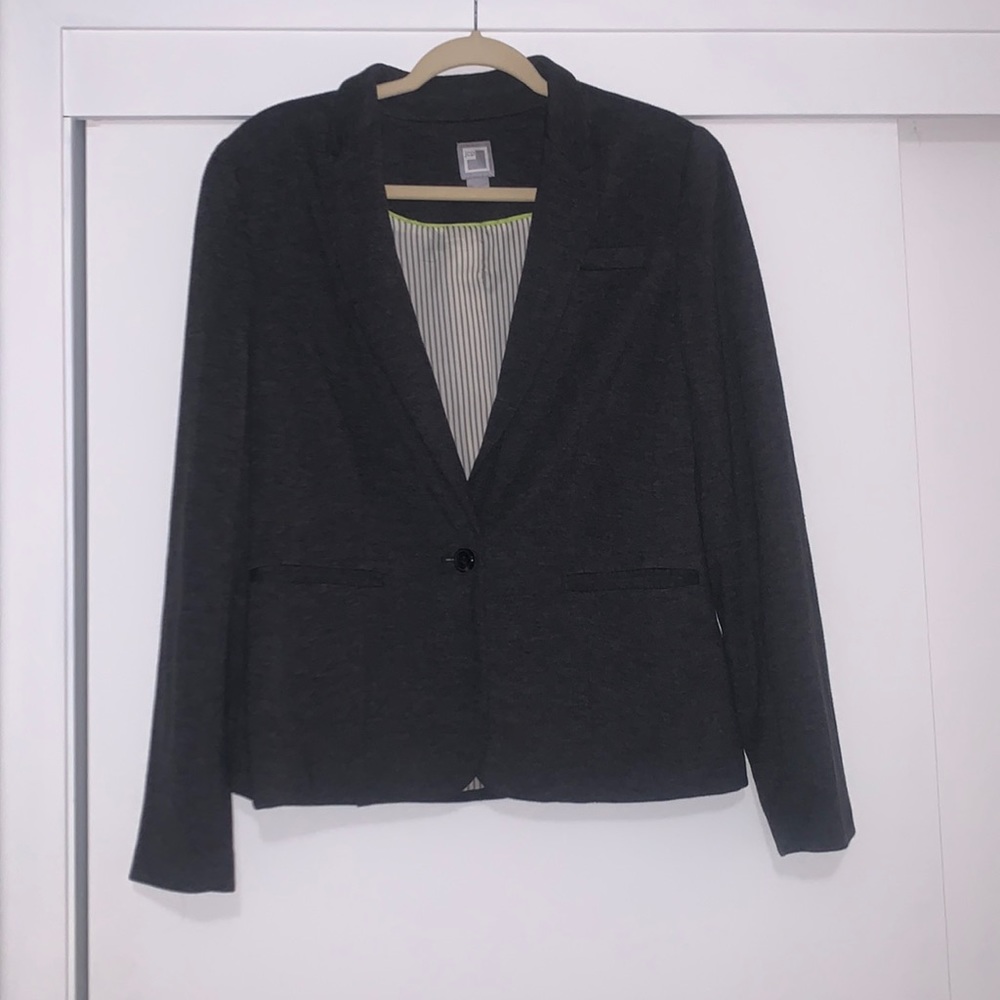 Charcoal Stretchy Blazer